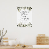 結婚歓迎の印エレガント象 ポスター (キッチン)