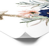 結婚歓迎の航海のフローラいかり ポスター (角)