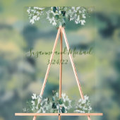 結婚歓迎の葉葉色 アクリルサイン (ニュートラル)