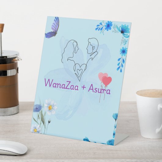 結婚歓迎サイン 台座サイン (インサイチュ)