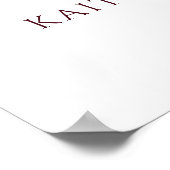 結婚歓迎看板 ひまわり ワインレッドのバラ ポスター (角)