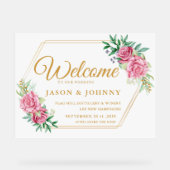 結婚歓迎 アクリルサイン (正面)