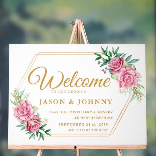 結婚歓迎 アクリルサイン (ニュートラル)