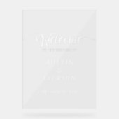 結婚歓迎 アクリルサイン (正面)