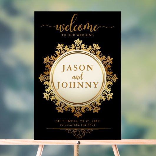 結婚歓迎 アクリルサイン (ニュートラル)