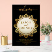 結婚歓迎 アクリルサイン (ウェディング)