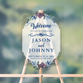 結婚歓迎 アクリルサイン