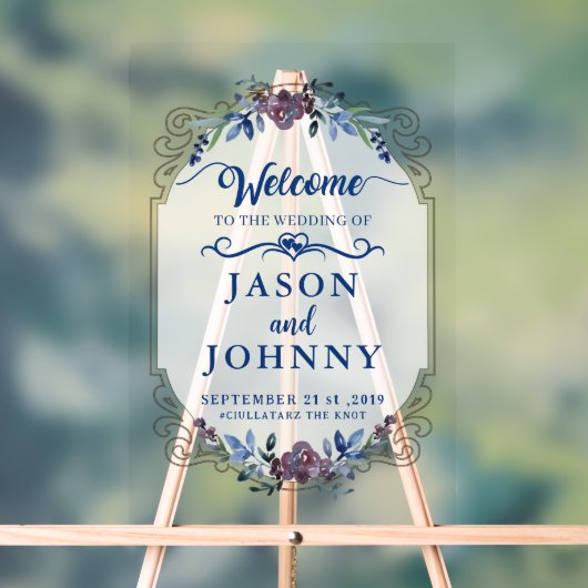 結婚歓迎 アクリルサイン (ニュートラル)