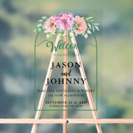 結婚歓迎 アクリルサイン