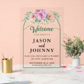 結婚歓迎 アクリルサイン (ウェディング)