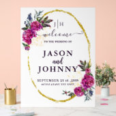 結婚歓迎 アクリルサイン (ウェディング)