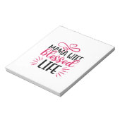 結婚母の妻の生賛美活 ノートパッド (回転)