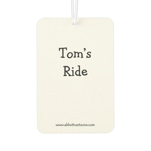 結婚気分カーエアコン カーエアーフレッシュナー (裏面)