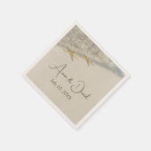 結婚海辺のヒトデ スタンダードカクテルナプキン (角)