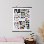 結婚独自の52フォトコラージュを作成 吊り下げ型タペストリー