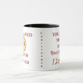 結婚生活の夫40年の最も黄色い赤 マグカップ (中央)