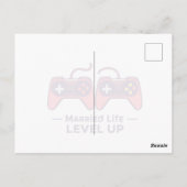 結婚生活レベルアップ ゲームアート ポストカード (裏面)