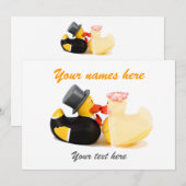 結婚用のあひる (正面/裏面)