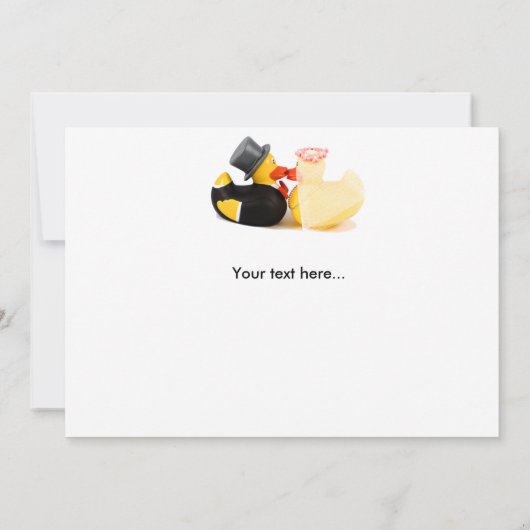 結婚用アヒル (裏面)