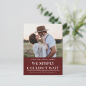 結婚発表を待つことができなかった ポストカード (スタンド正面)