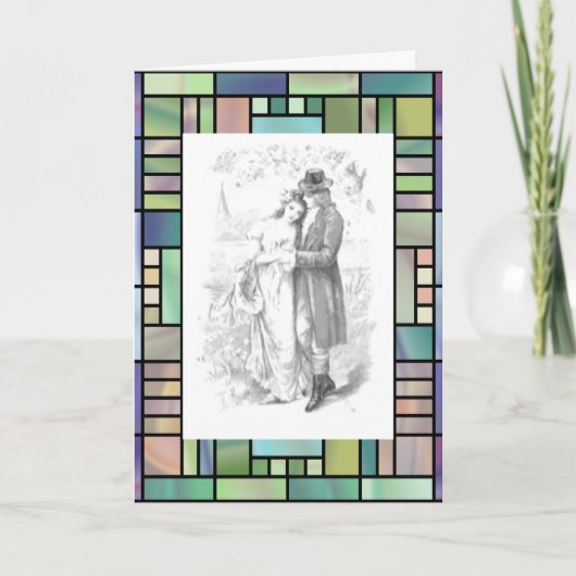 結婚発表テンプレート 案内状 (正面)