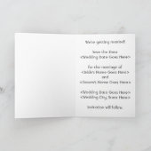 結婚発表テンプレート 案内状 (内部)