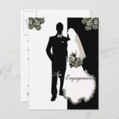 結婚発表ポストカード 案内ポストカード (正面/裏面)