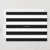 結婚発表 ブラシタイポグラフィー フォトカード 招待状 (裏面)