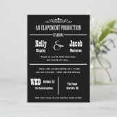 結婚発表 招待状 (スタンド正面)