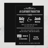 結婚発表 招待状（内緒の結婚式） 案内状 (正面/裏面)