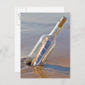 結婚発表 案内ポストカード (正面/裏面)