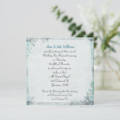 結婚発願の更新の旧ファッションドフローラ縁ど 招待状 (スタンド正面)