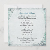 結婚発願の更新の旧ファッションドフローラ縁ど 招待状 (正面)