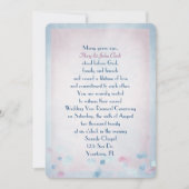 結婚発願の柔らかいデイジー縁ど 招待状 (正面)