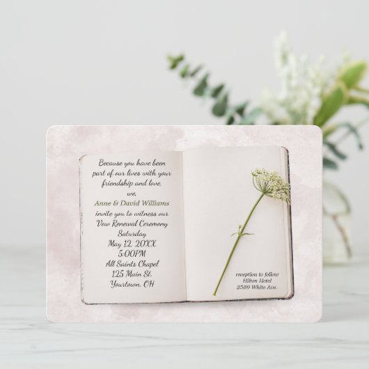 結婚発願招待状 招待状 (スタンド正面)