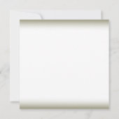 結婚白ヴィンテージ菊 招待状 (裏面)