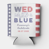 結婚白青バチェロレッテブライダルシャワー 缶クーラー (正面)