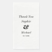 結婚白黒 (正面)