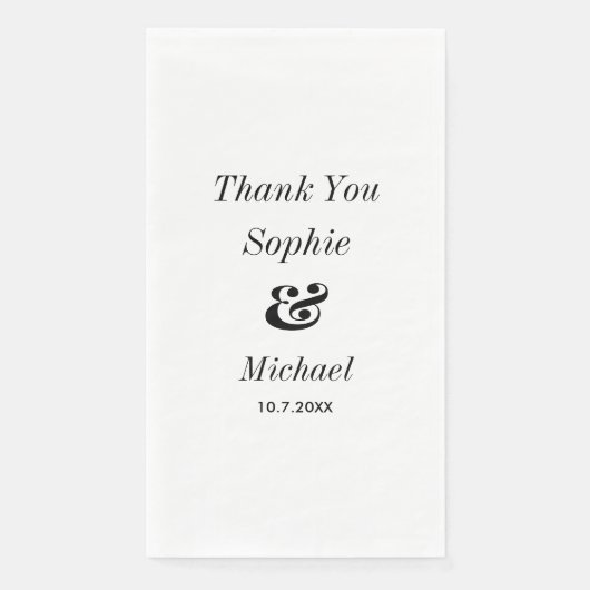 結婚白黒 (正面)