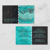 結婚相談のスローガン 名刺 (正面/裏面)