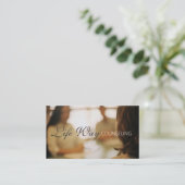 結婚相談カップルセラピストコーチビジネス 名刺 (スタンド正面)