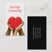 結婚相談会ライフコーチセラピー 名刺 (正面/裏面)