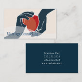 結婚相談会ライフコーチセラピー 名刺 (正面/裏面)