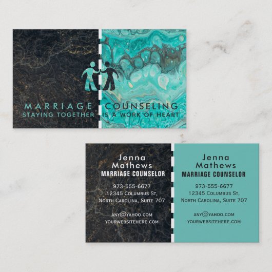 結婚相談員の名刺 名刺 (正面/裏面)