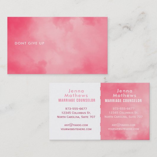 結婚相談員の名刺 名刺 (正面/裏面)