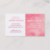 結婚相談員の名刺 名刺 (裏面)