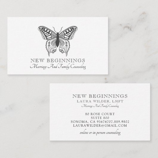 結婚相談員 名刺 (正面/裏面)