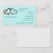 結婚相談所の名刺のテンプレート 名刺 (正面/裏面)