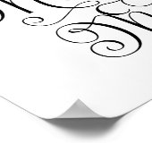 結婚看板 - 夫婦 ポスター (角)