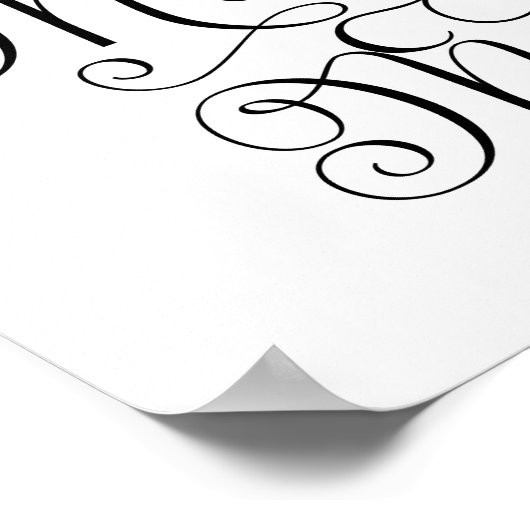 結婚看板 - 夫婦 ポスター (角)